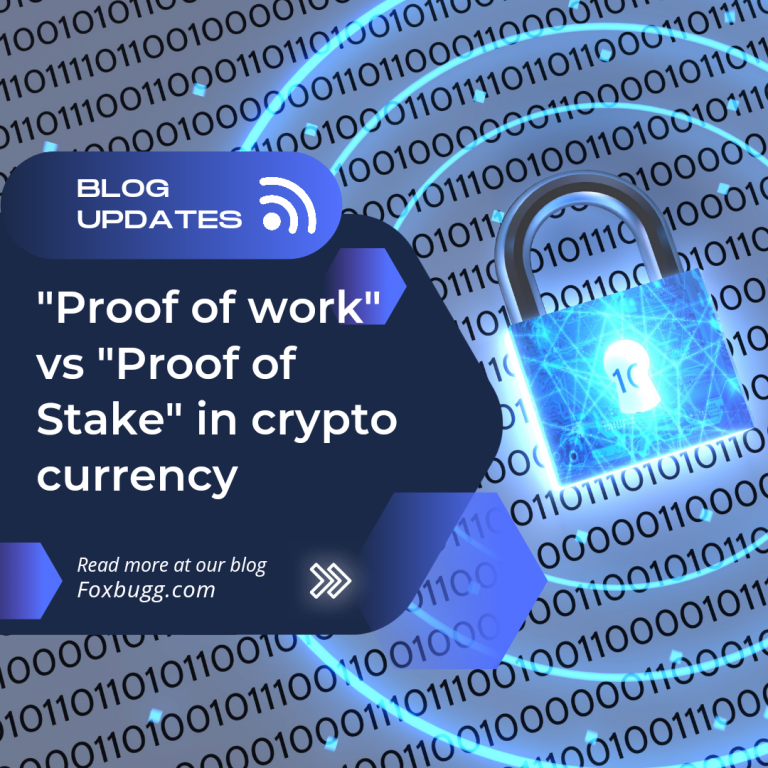 proof of work vs proof stake